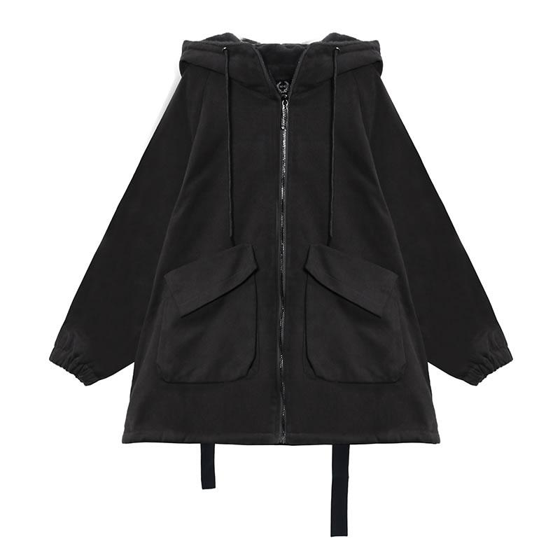 XITAO однотонная женская парка с капюшоном ZY2543 One Size чёрный
XITAO однотонная женская парка с капюшоном ZY2543 One Size чёрный