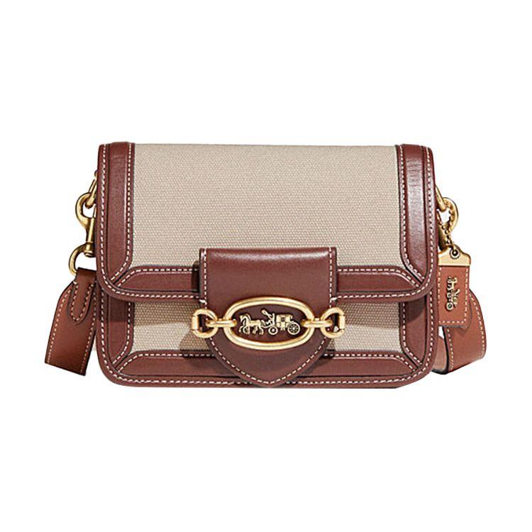 Coach Hero 19 Color Block Flap Canvas And Leather Tote Shoulder Crossbody Bag Small Women Bags Brown White C8943-B4TXJ Basic Set (Bag+Dust Bag)
Coach Hero 19 Color Block Flap Canvas And Leather Tote Shoulder Crossbody Bag Small Women Bags Brown White C8943-B4TXJ Basic Set (Bag+Dust Bag)
