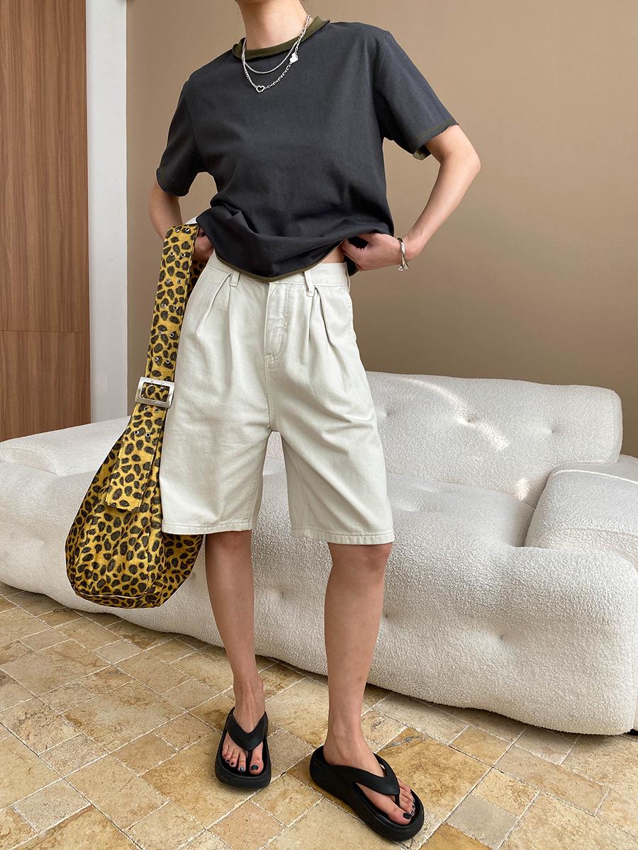 Шорты из денима Sinan Chic грушевидной формы с широкими штанинами (SN7265) M грязно-белый
Шорты из денима Sinan Chic грушевидной формы с широкими штанинами (SN7265) M грязно-белый