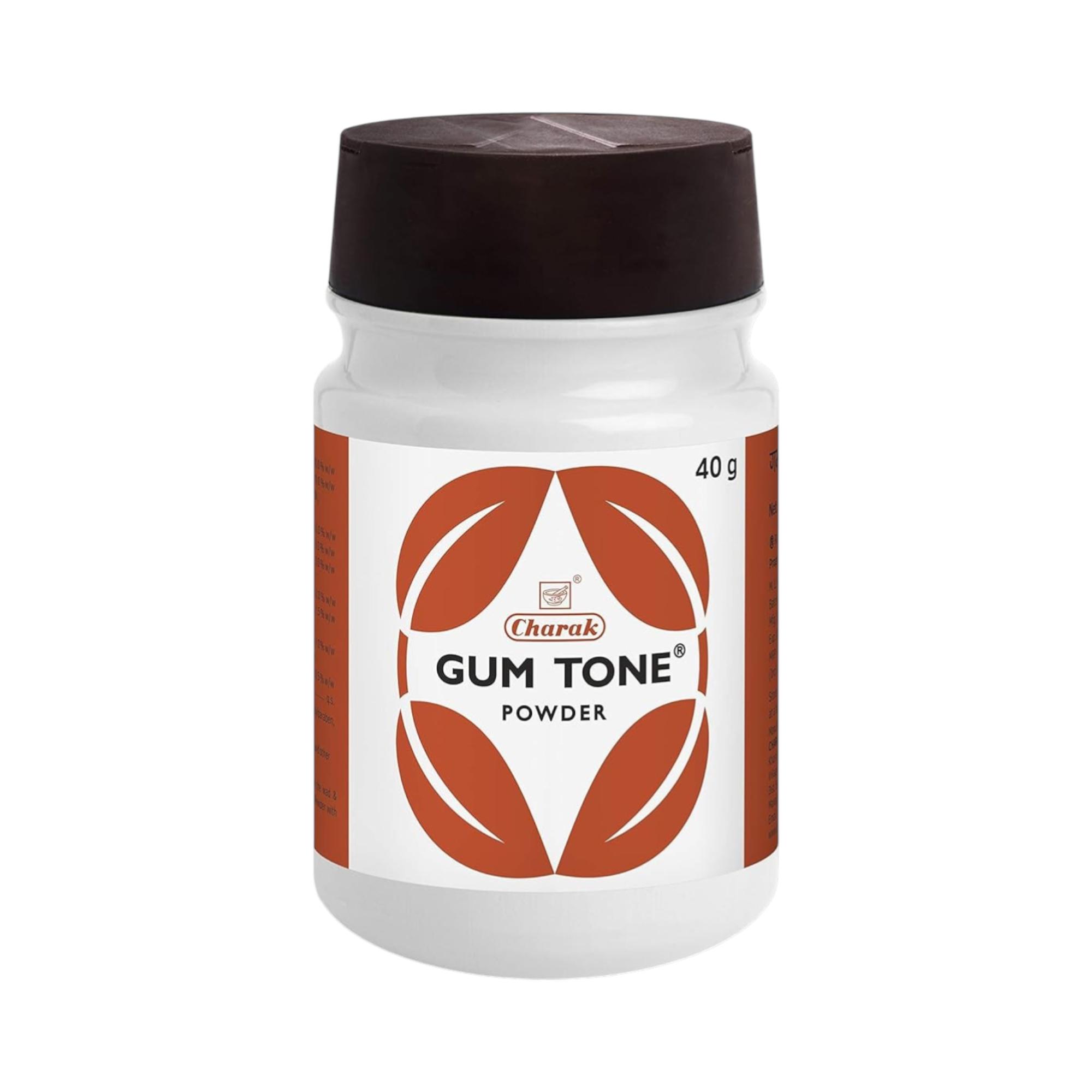 Charak Gumtone Herbal Powder For Healthy Gums And Teeth 40g X Pack Of 2 Dental Care
Charak Gumtone Herbal Powder For Healthy Gums And Teeth 40g X Pack Of 2 Dental Care