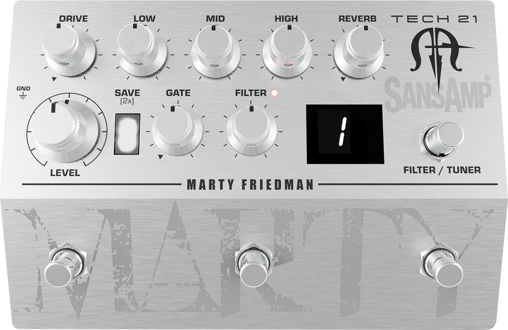 TECH21 Підпис Марті Фрідмана SansAmp Підписна модель Марті Фрідмана / MF-1
TECH21 Підпис Марті Фрідмана SansAmp Підписна модель Марті Фрідмана / MF-1