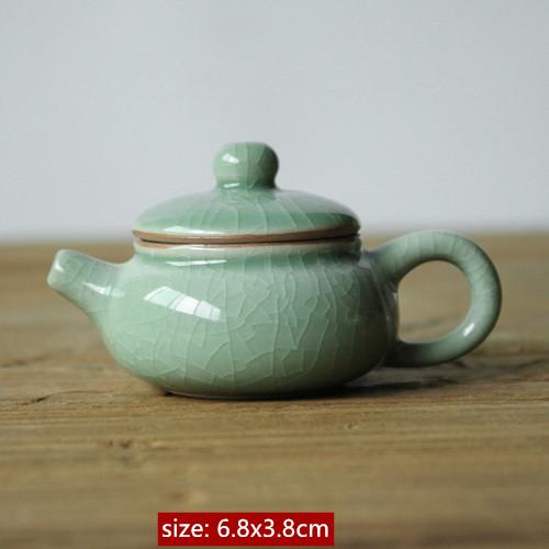 Mini Tea Pet Ornaments Boutique Ceramic Fingertip Pot Ge Kiln Tea Set Accessories Pocket-size Teapot Tea Table Decoration
Mini Tea Pet Ornaments Boutique Ceramic Fingertip Pot Ge Kiln Tea Set Accessories Pocket-size Teapot Tea Table Decoration