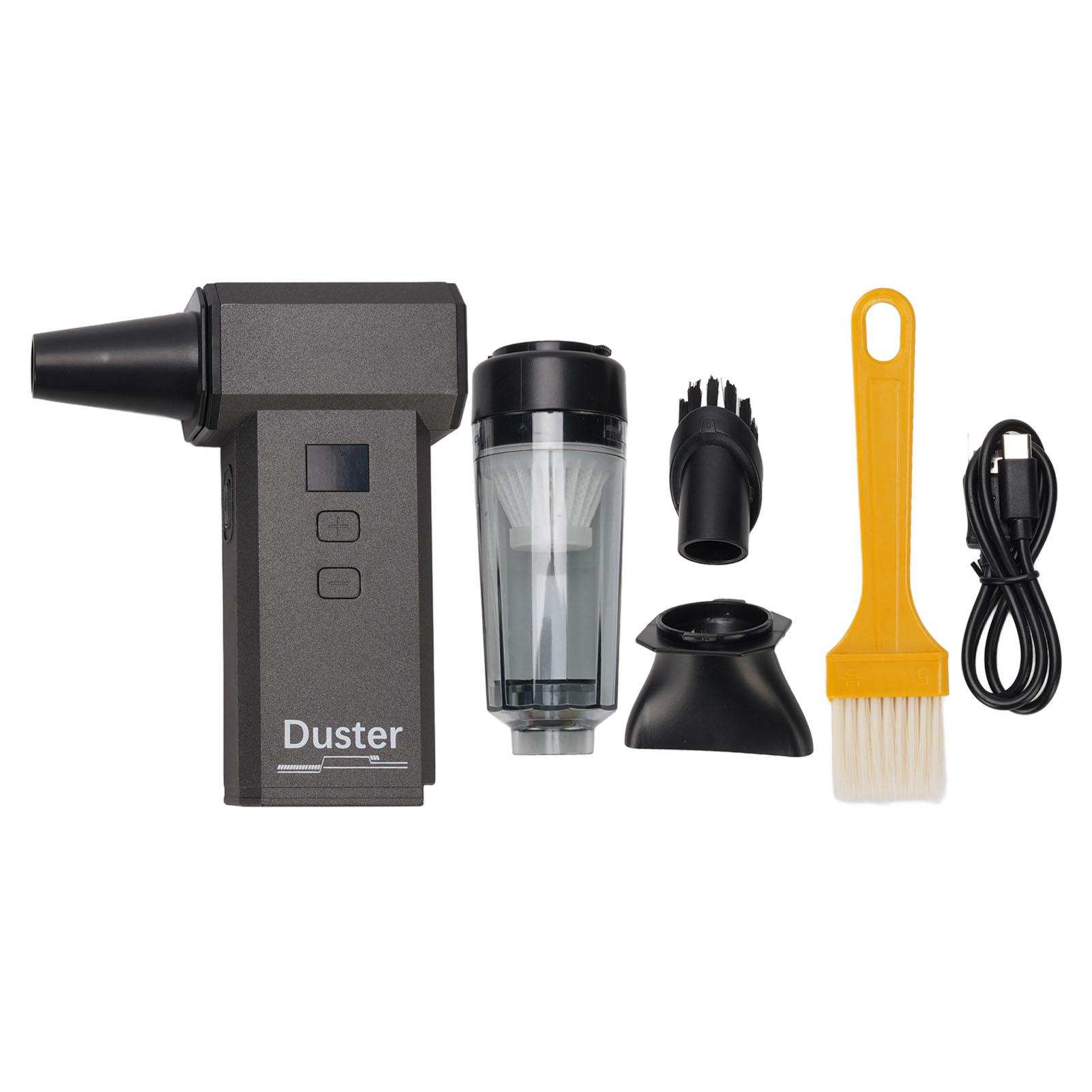 Air Duster Vacuum Cleaner 130000RPM 9000Pa Suction 180g Thrust Electric Air Duster Brushless Motor 52m/s Rechargeable for Car
Air Duster Vacuum Cleaner 130000RPM 9000Pa Suction 180g Thrust Electric Air Duster Brushless Motor 52m/s Rechargeable for Car