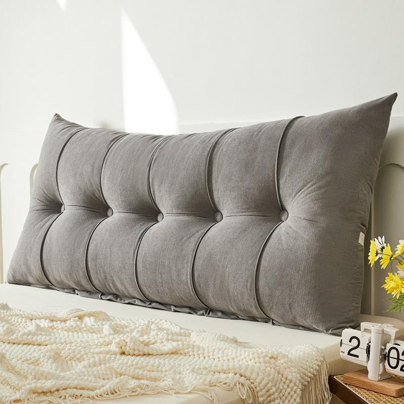 Double Beds Head Cushions 1m-2m Bed Thickened Soft Removable Reading Backrest Pillow for Bay Window Tatami Bedroom Cojines Sofá 75x60x18cm темно-сірий колір
Double Beds Head Cushions 1m-2m Bed Thickened Soft Removable Reading Backrest Pillow for Bay Window Tatami Bedroom Cojines Sofá 75x60x18cm темно-сірий колір