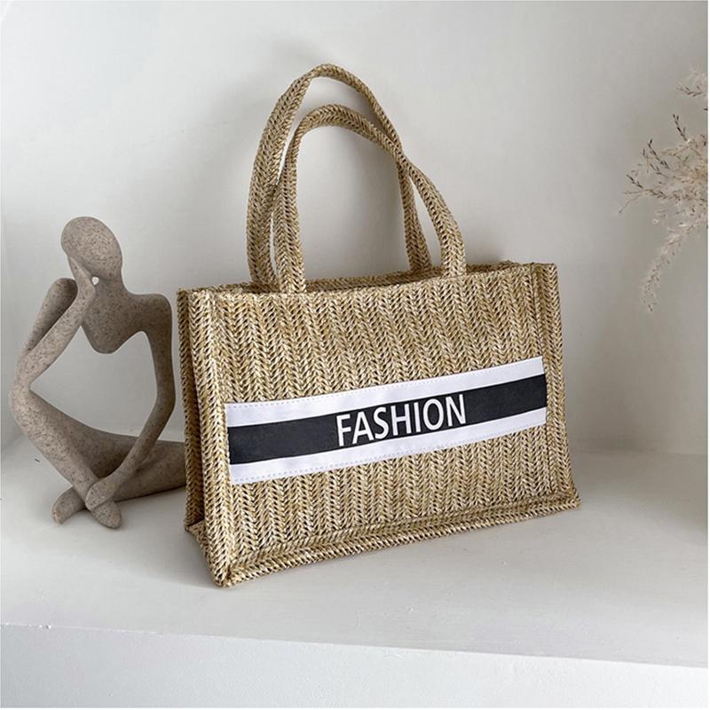 Summer Trend Straw Bags Newest Popular Hit Color Handbags For Women Designer Luxury Zipper Color Matching Tote Bag 29.5x10x19.5cm
Summer Trend Straw Bags Newest Popular Hit Color Handbags For Women Designer Luxury Zipper Color Matching Tote Bag 29.5x10x19.5cm