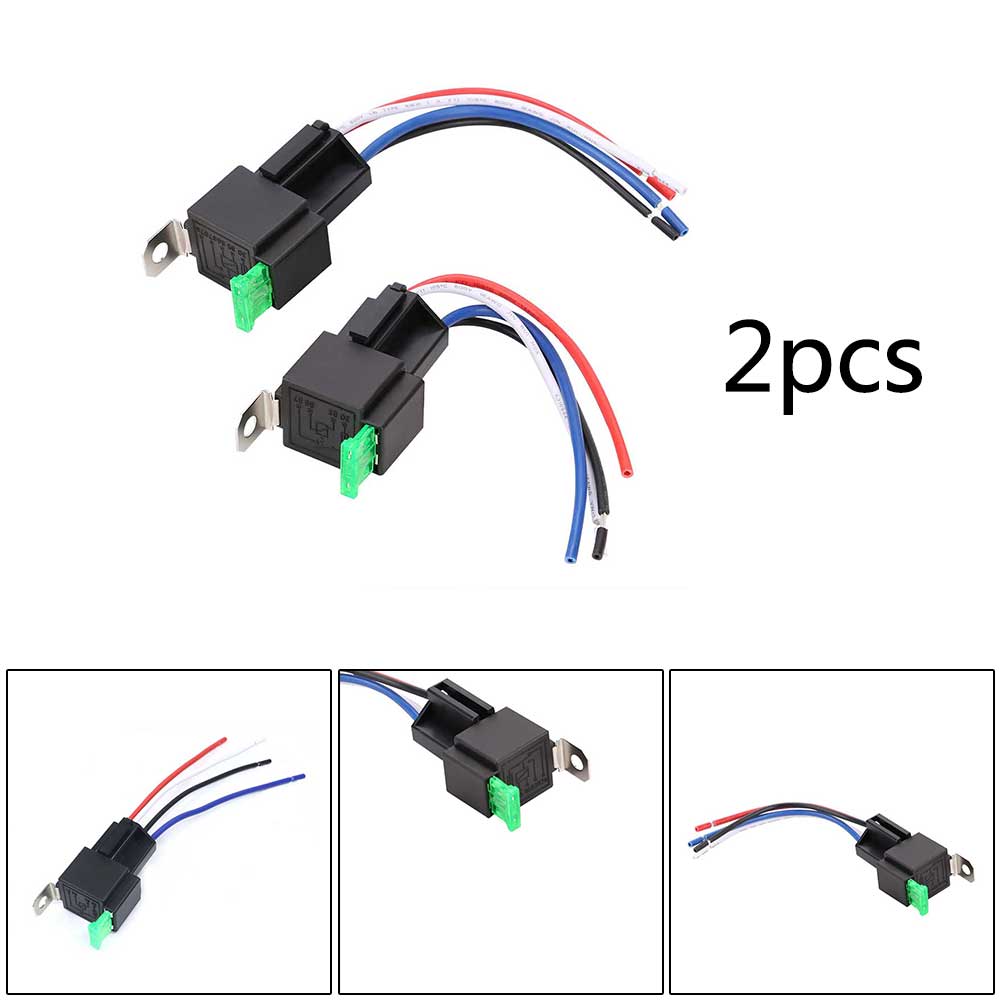Комплект жгутов проводов реле с 4-контактным предохранителем SPDT 14AWG 30A 12V с горячим предохранителем, 2 шт.
Комплект жгутов проводов реле с 4-контактным предохранителем SPDT 14AWG 30A 12V с горячим предохранителем, 2 шт.