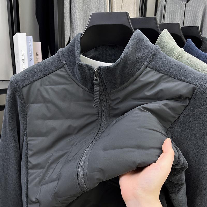 Men s Trendy Patchwork Fleece Down Jacket - White Duck Down, Stand Collar, Cold-Resistant for Autumn/Winter 2025. 2XL
Men s Trendy Patchwork Fleece Down Jacket - White Duck Down, Stand Collar, Cold-Resistant for Autumn/Winter 2025. 2XL