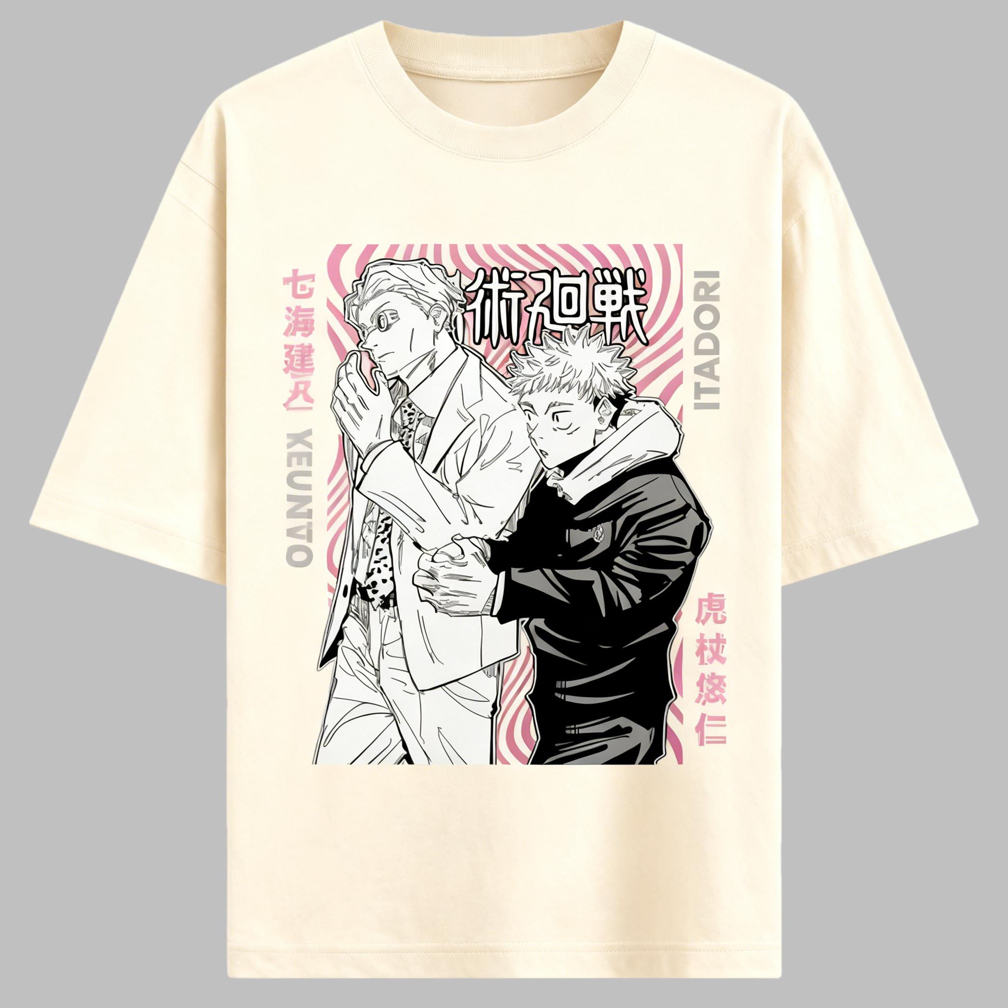 Jujutsu Kaisen Anime Nanami Kento Printing Cotton Tshirt Men and Women Harajuku Fashion Loose Summer Anime Peripheral Clothing XL
Jujutsu Kaisen Anime Nanami Kento Printing Cotton Tshirt Men and Women Harajuku Fashion Loose Summer Anime Peripheral Clothing XL