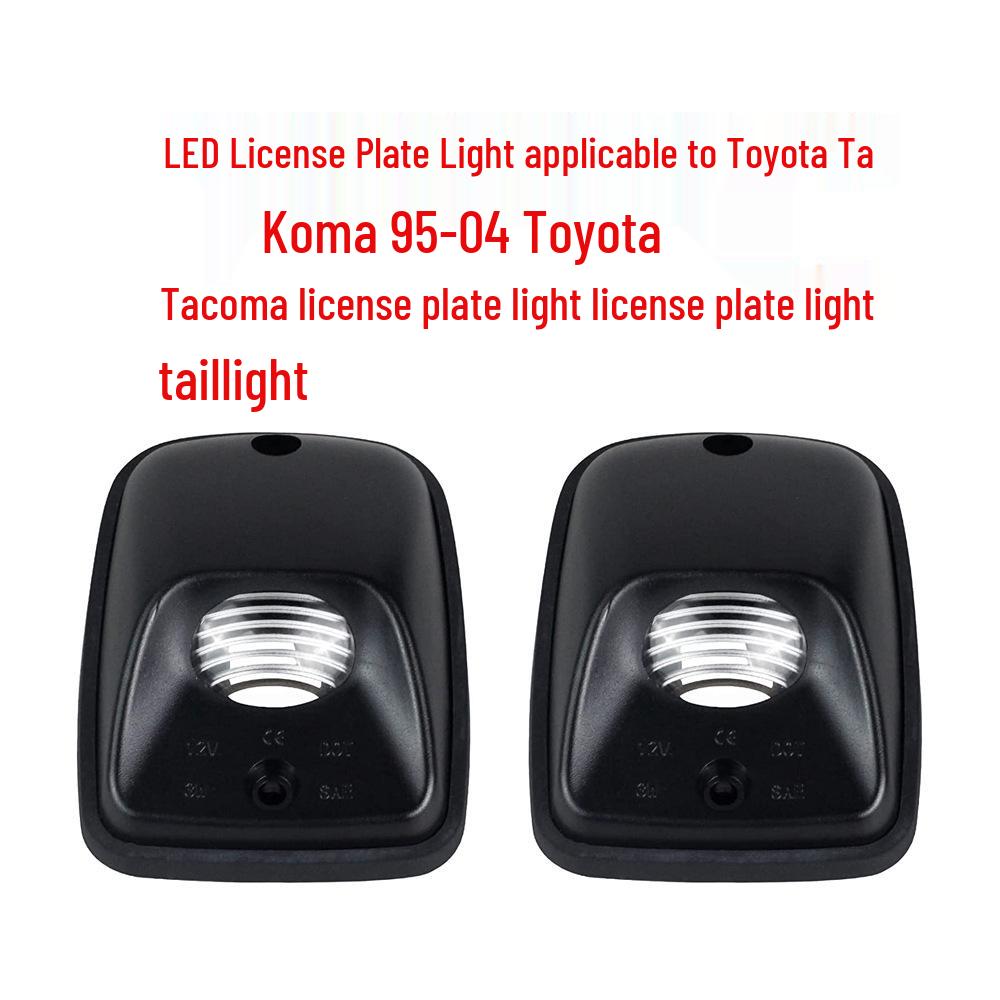 Pair of 18-LED Black License Plate Lights for Toyota Tacoma 1995-2004 LED 18-Light Set
Pair of 18-LED Black License Plate Lights for Toyota Tacoma 1995-2004 LED 18-Light Set