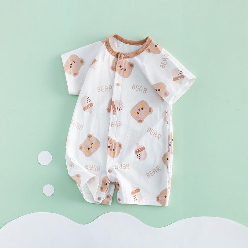 Летний комбинезон для новорожденных с короткими рукавами: Милый дышащий комбинезон для ползания 59 cm
Летний комбинезон для новорожденных с короткими рукавами: Милый дышащий комбинезон для ползания 59 cm