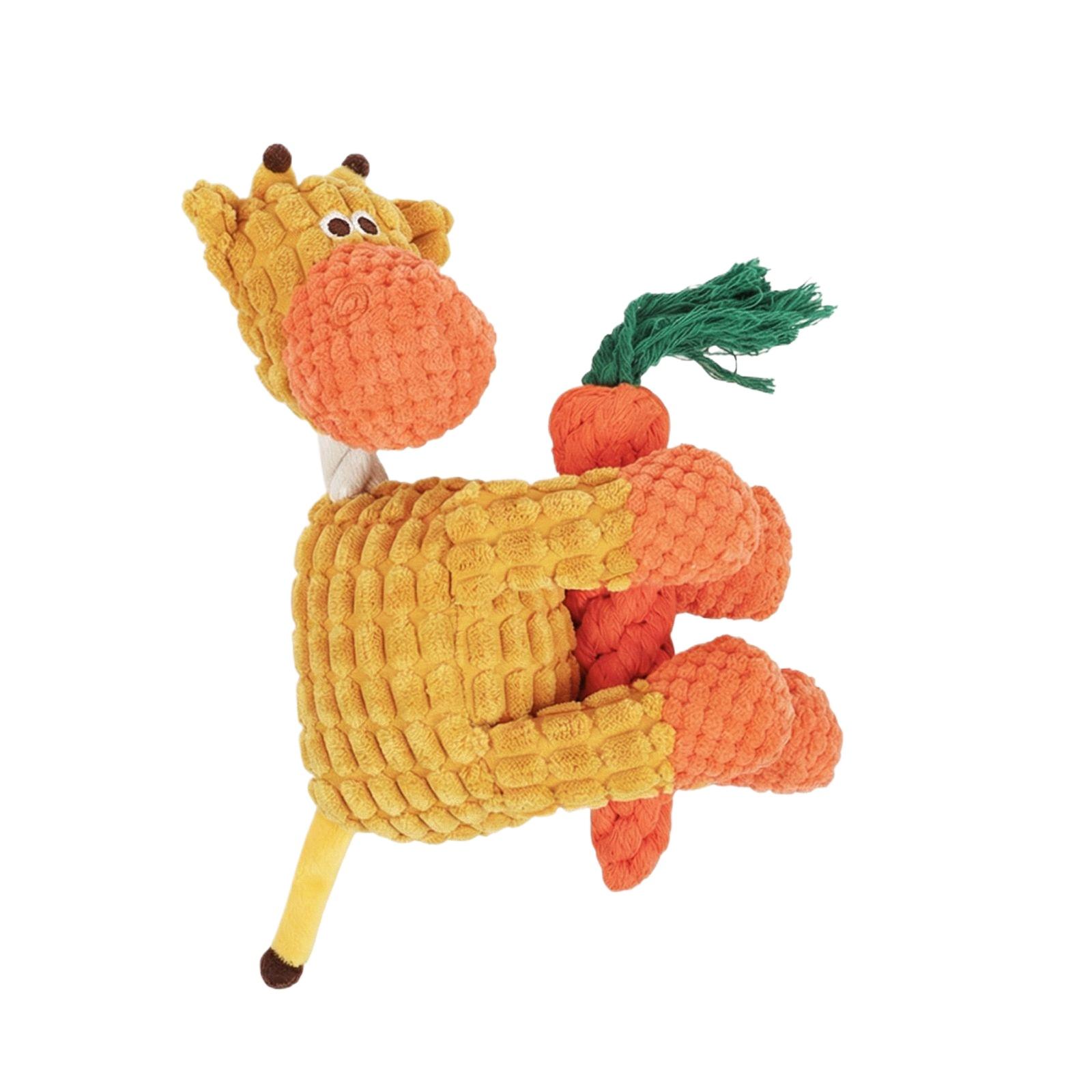 Durable Plush Dog Toy with Squeaker Soft Stuffed Chew Toy for Pets Interactive Play and Teeth Cleaning Suitable for Small Medium Large Dogs One Size помаранчевий
Durable Plush Dog Toy with Squeaker Soft Stuffed Chew Toy for Pets Interactive Play and Teeth Cleaning Suitable for Small Medium Large Dogs One Size помаранчевий