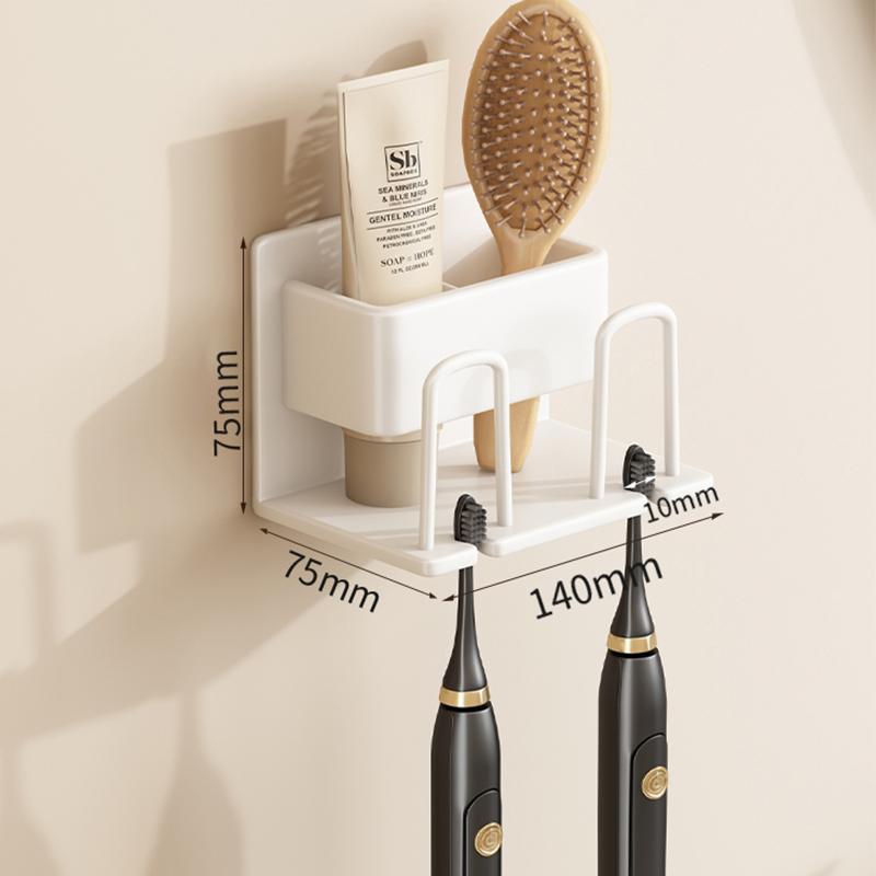 Настенный держатель для зубных щеток, алюминиевый сплав, подставка для зубной пасты без сверления, экономит место, полка для ванной комнаты, аксессуары для дома
Настенный держатель для зубных щеток, алюминиевый сплав, подставка для зубной пасты без сверления, экономит место, полка для ванной комнаты, аксессуары для дома