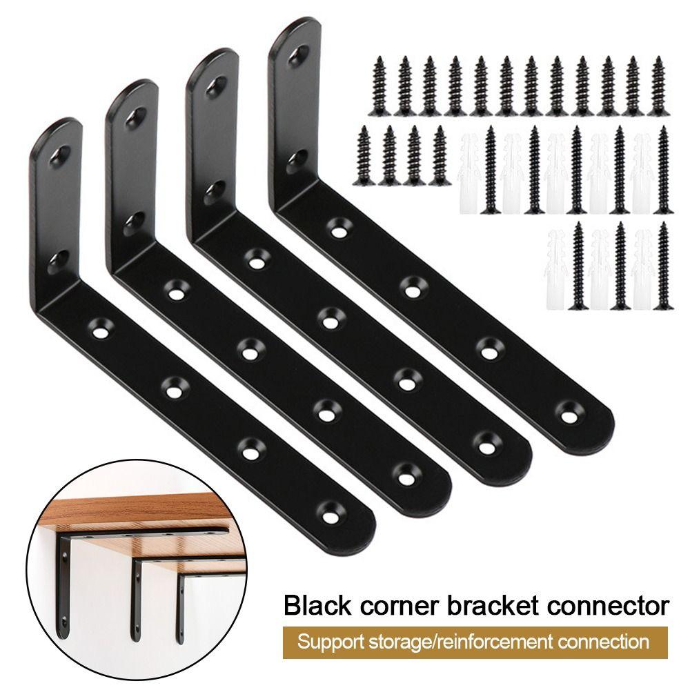 4Pcs 5 x3 Furniture Anchors Black Baby Proofing Kit Furniture Wall Anchor for Dresser Bookshelf 4pcs set чорний
4Pcs 5 x3 Furniture Anchors Black Baby Proofing Kit Furniture Wall Anchor for Dresser Bookshelf 4pcs set чорний