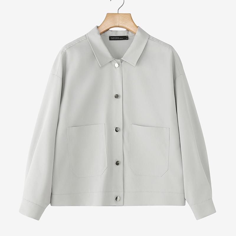 ZANZEA Women Turn Down Collar Solid Color Long Sleeve Blouse 5XL сірий колір
ZANZEA Women Turn Down Collar Solid Color Long Sleeve Blouse 5XL сірий колір