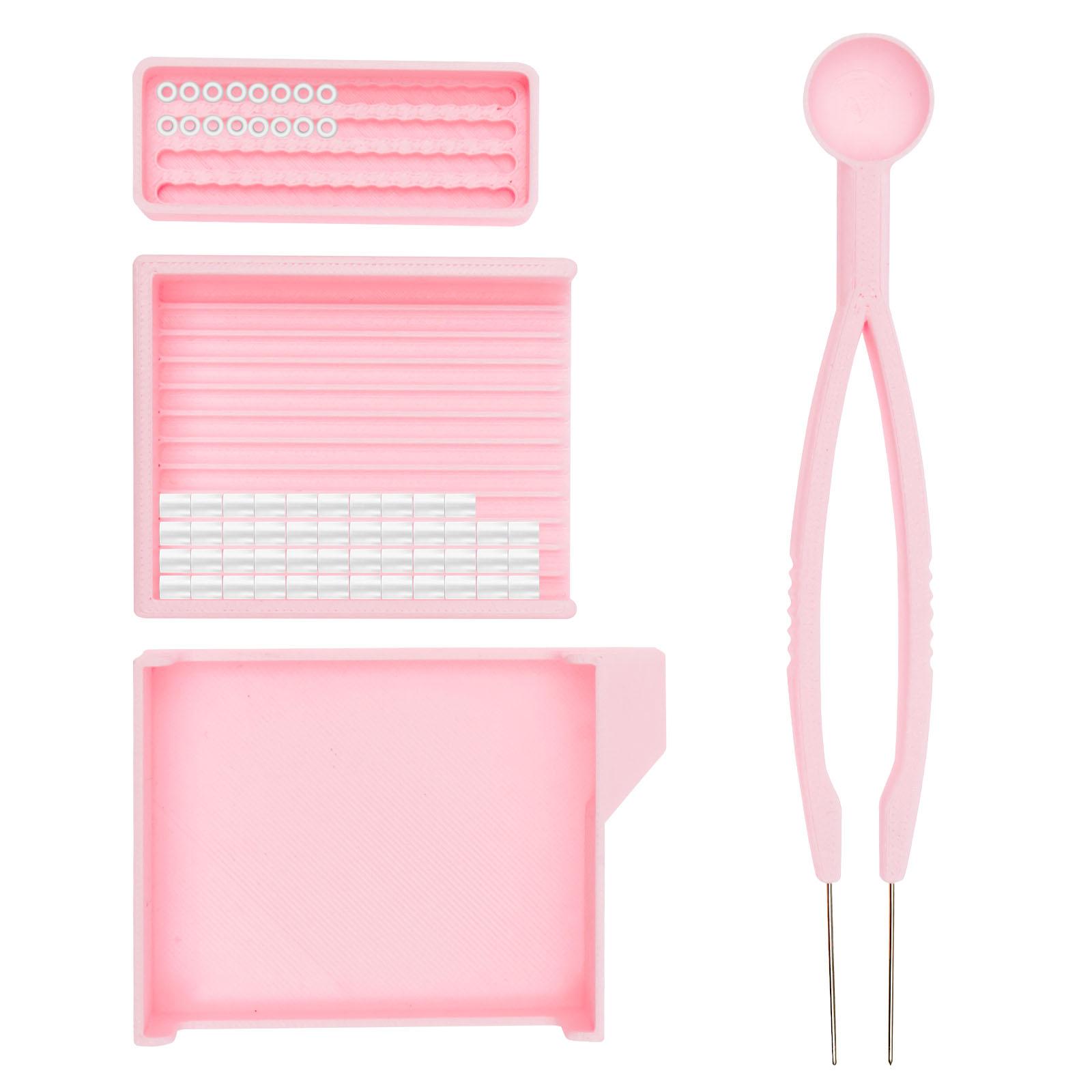 4Pcs Fuse Bead Tool Kit DIY Fuse Bead Pickup Tray Kit with Needle Tweezer and Aligner Tray for Art Craft Project Beading рожевий
4Pcs Fuse Bead Tool Kit DIY Fuse Bead Pickup Tray Kit with Needle Tweezer and Aligner Tray for Art Craft Project Beading рожевий