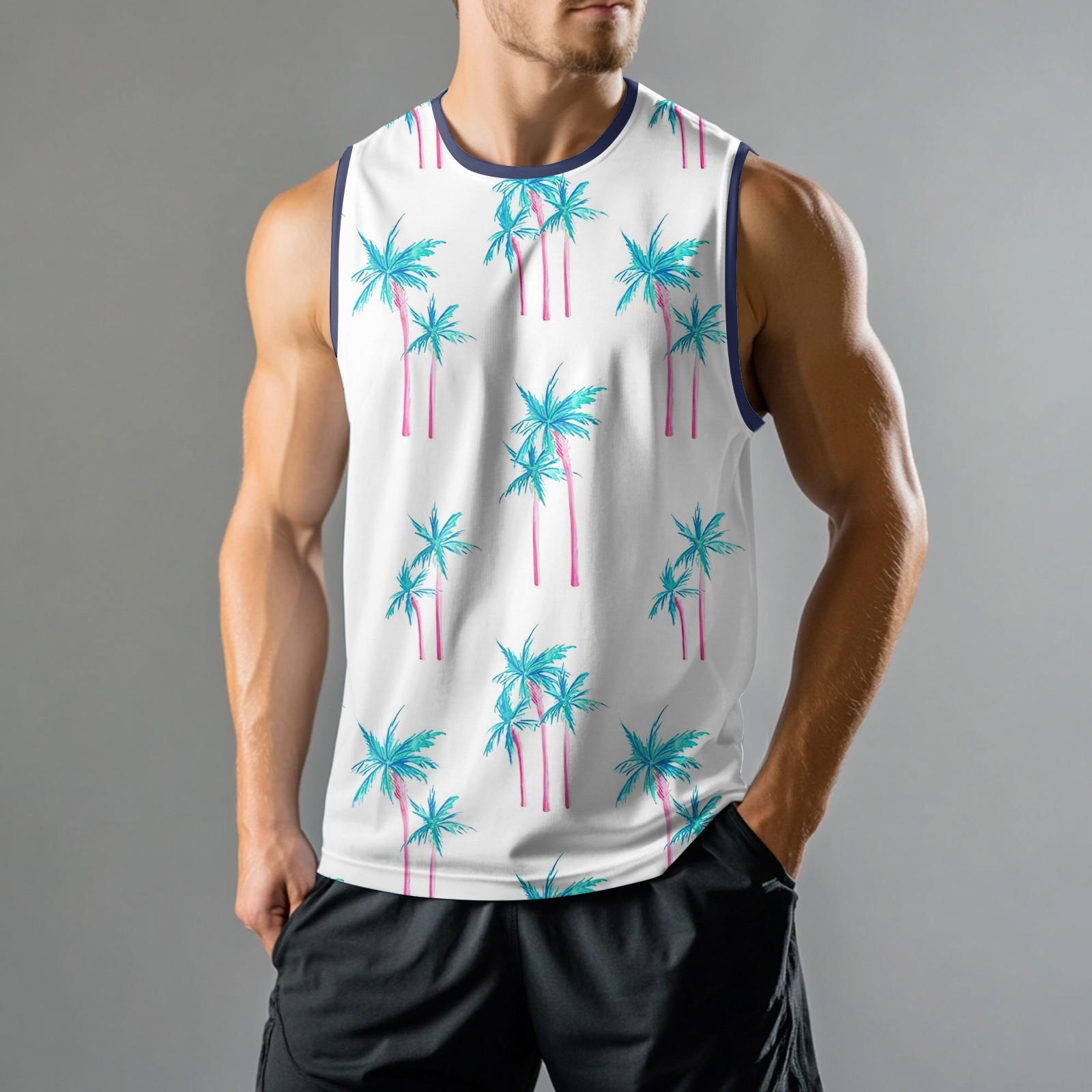 Men s Fashion Printed Sports Casual Sleeveless Vest XL білий
Men s Fashion Printed Sports Casual Sleeveless Vest XL білий