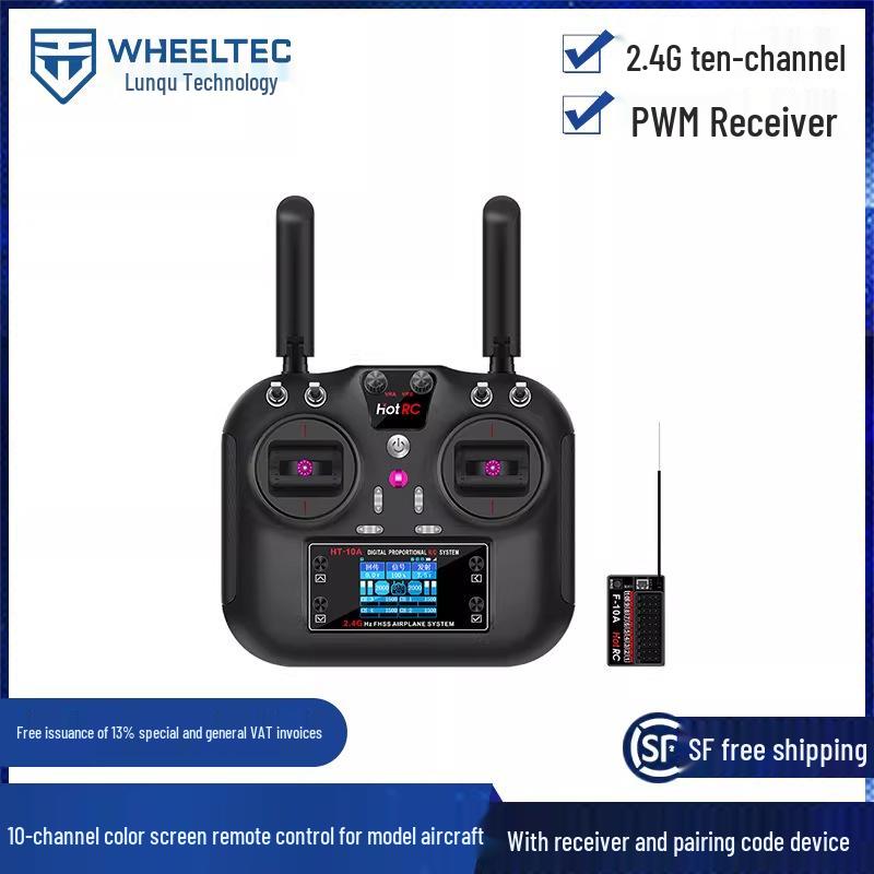 HOTRC 10-Channel Remote Controller: Smart Car, Aircraft, Fixed-wing, Multi-rotor with 2.4G Color Screen.
HOTRC 10-Channel Remote Controller: Smart Car, Aircraft, Fixed-wing, Multi-rotor with 2.4G Color Screen.