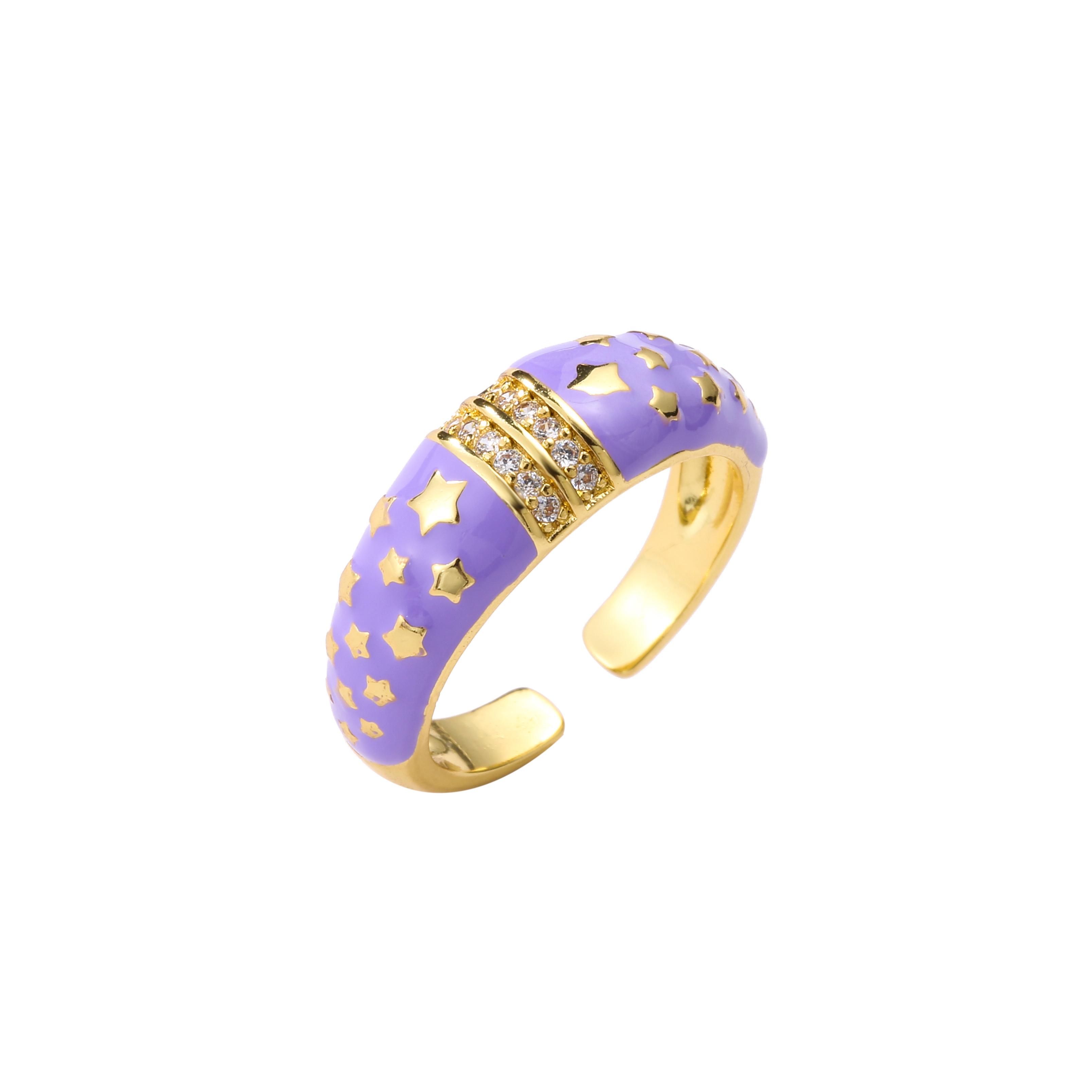 HECHENG,Fashion Colorful Enamel Ring, Women s Star Golden Ring, Retro Bohemian Style Zircon Gift resizable фіолетовий
HECHENG,Fashion Colorful Enamel Ring, Women s Star Golden Ring, Retro Bohemian Style Zircon Gift resizable фіолетовий