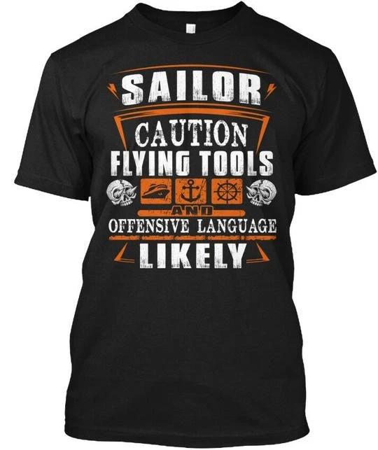 Sailor Caution T shirt Made in the USA Size S to 5XL 2XL
Sailor Caution T shirt Made in the USA Size S to 5XL 2XL