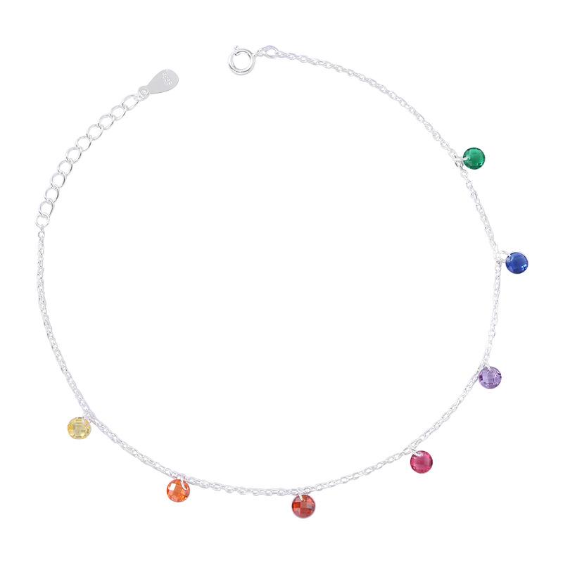 Женский летний браслет из стерлингового серебра 925 пробы с цирконием в корейском стиле, изысканное минималистичное элегантное нишевое кольцо на щиколотке, серебряные аксессуары 925
Женский летний браслет из стерлингового серебра 925 пробы с цирконием в корейском стиле, изысканное минималистичное элегантное нишевое кольцо на щиколотке, серебряные аксессуары 925