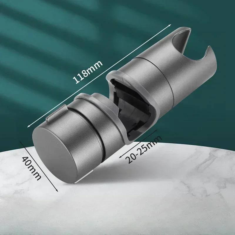 Hot Universal Shower Head Holder Adjustable 18~25mm ABS Chrome Shower Rail Holder Bathroom Accessories Shower Mounting Brackets сірий
Hot Universal Shower Head Holder Adjustable 18~25mm ABS Chrome Shower Rail Holder Bathroom Accessories Shower Mounting Brackets сірий