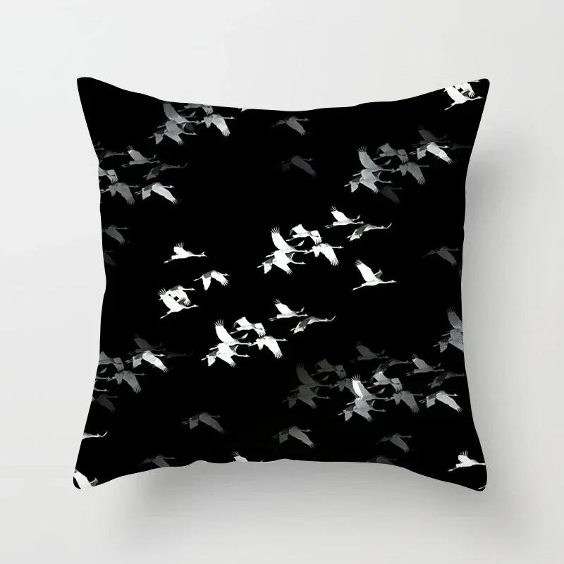 Черно-белый чехол для подушки из полиэстера с геометрическим рисунком, декоративные наволочки 45x45 см, диванные подушки, модная скандинавская наволочка 16x16Inch
Черно-белый чехол для подушки из полиэстера с геометрическим рисунком, декоративные наволочки 45x45 см, диванные подушки, модная скандинавская наволочка 16x16Inch