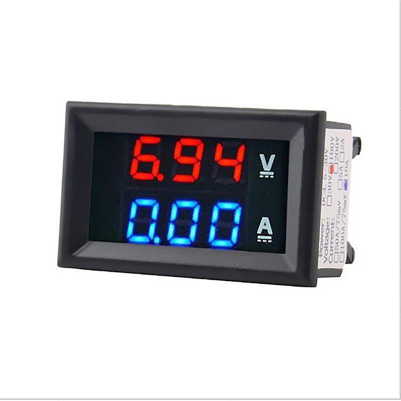 DC 100V 10A Voltmeter Ammeter LED Detector Digital Voltmeter Ammeter Dual Digital Volt Amp Meter Gauge Detector Tester Monitor синій
DC 100V 10A Voltmeter Ammeter LED Detector Digital Voltmeter Ammeter Dual Digital Volt Amp Meter Gauge Detector Tester Monitor синій