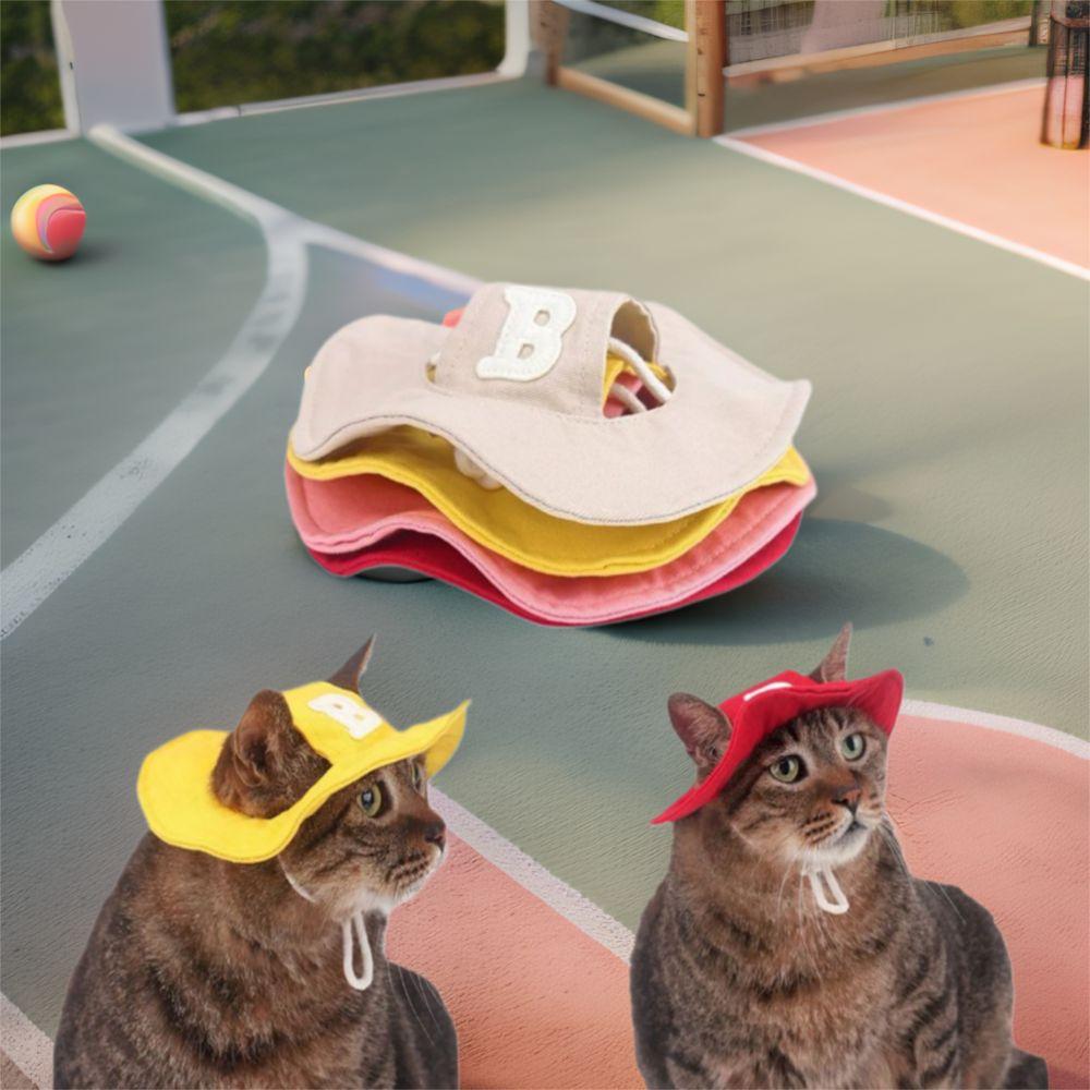 Round Brim Dog Cat Sunshade Hat Cotton Cats Caps Cute Pet Hat Hiking L жовтий 
Round Brim Dog Cat Sunshade Hat Cotton Cats Caps Cute Pet Hat Hiking L жовтий