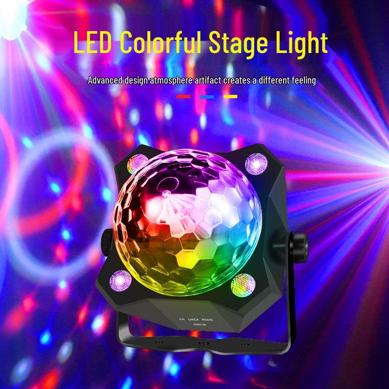Cross-Border LED Purple Strobe Light: Colorful Sound-Control Mini Magic Ball for Stage Atmosphere Purple Light Stage Light with Edges
Cross-Border LED Purple Strobe Light: Colorful Sound-Control Mini Magic Ball for Stage Atmosphere Purple Light Stage Light with Edges
