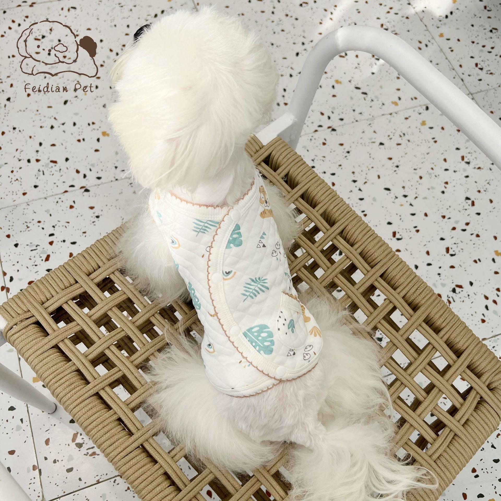 Autumn and winter new padded cartoon printed rhombus vest Schnauzer Yorkshire pet rabbit year of the tiger warm clothes 2XS
Autumn and winter new padded cartoon printed rhombus vest Schnauzer Yorkshire pet rabbit year of the tiger warm clothes 2XS