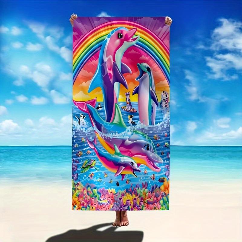 1pc Dolphin Microfiber Beach Towel, Multi-Purpose Yoga Fitness Camping Travel, Durable Outdoor Essential W30*H60(CM)
1pc Dolphin Microfiber Beach Towel, Multi-Purpose Yoga Fitness Camping Travel, Durable Outdoor Essential W30*H60(CM)