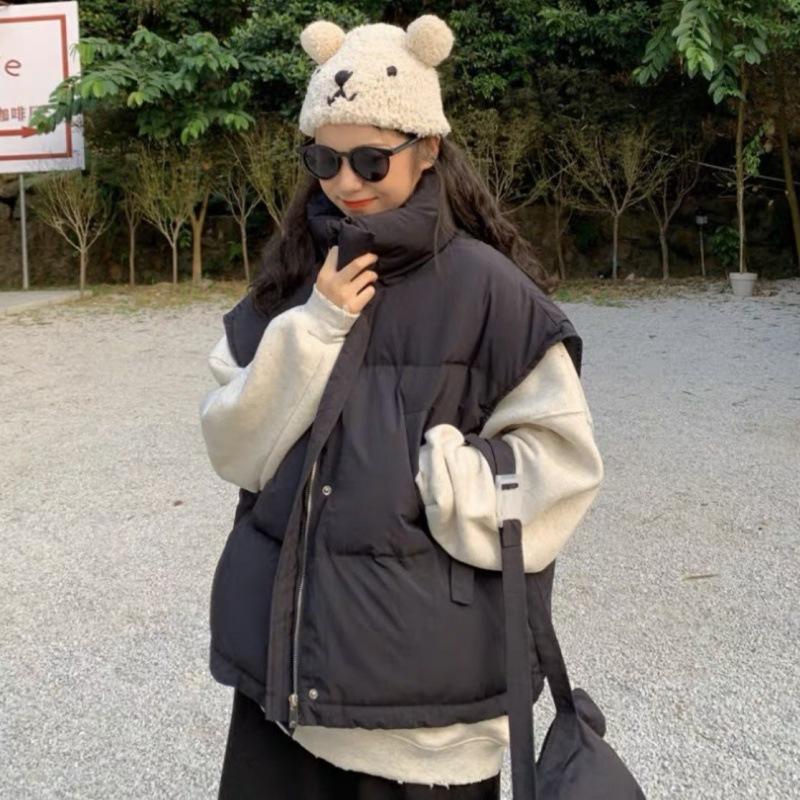 Down Cotton Vest Women s Autumn and Winter Loose Stand Collar Sleeveless Jacket Casual Thick Warm Vest Jacket in Stock XXXXL чёрный
Down Cotton Vest Women s Autumn and Winter Loose Stand Collar Sleeveless Jacket Casual Thick Warm Vest Jacket in Stock XXXXL чёрный