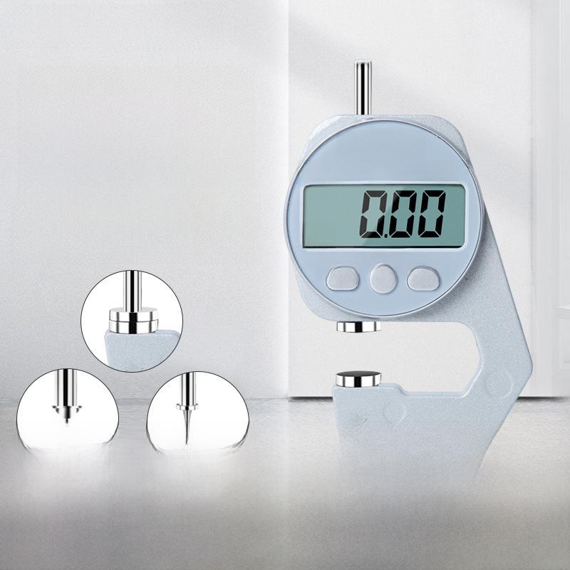 High-Precision Electronic Digital Micrometer for Measuring Wall Thickness in Paper and Leather Dial - Flat Head 0-10mm (Soft Materials)
High-Precision Electronic Digital Micrometer for Measuring Wall Thickness in Paper and Leather Dial - Flat Head 0-10mm (Soft Materials)