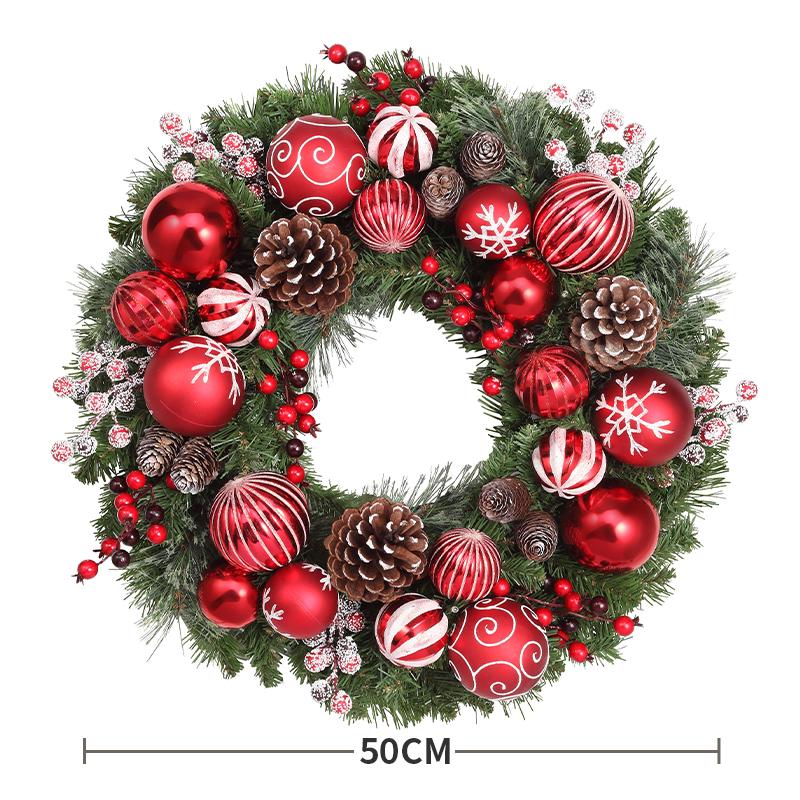 Christmas Wreath 50-80CM: Festive Door/Window Hanging for Home & Hotel, Indoor/Outdoor Decoration
Christmas Wreath 50-80CM: Festive Door/Window Hanging for Home & Hotel, Indoor/Outdoor Decoration