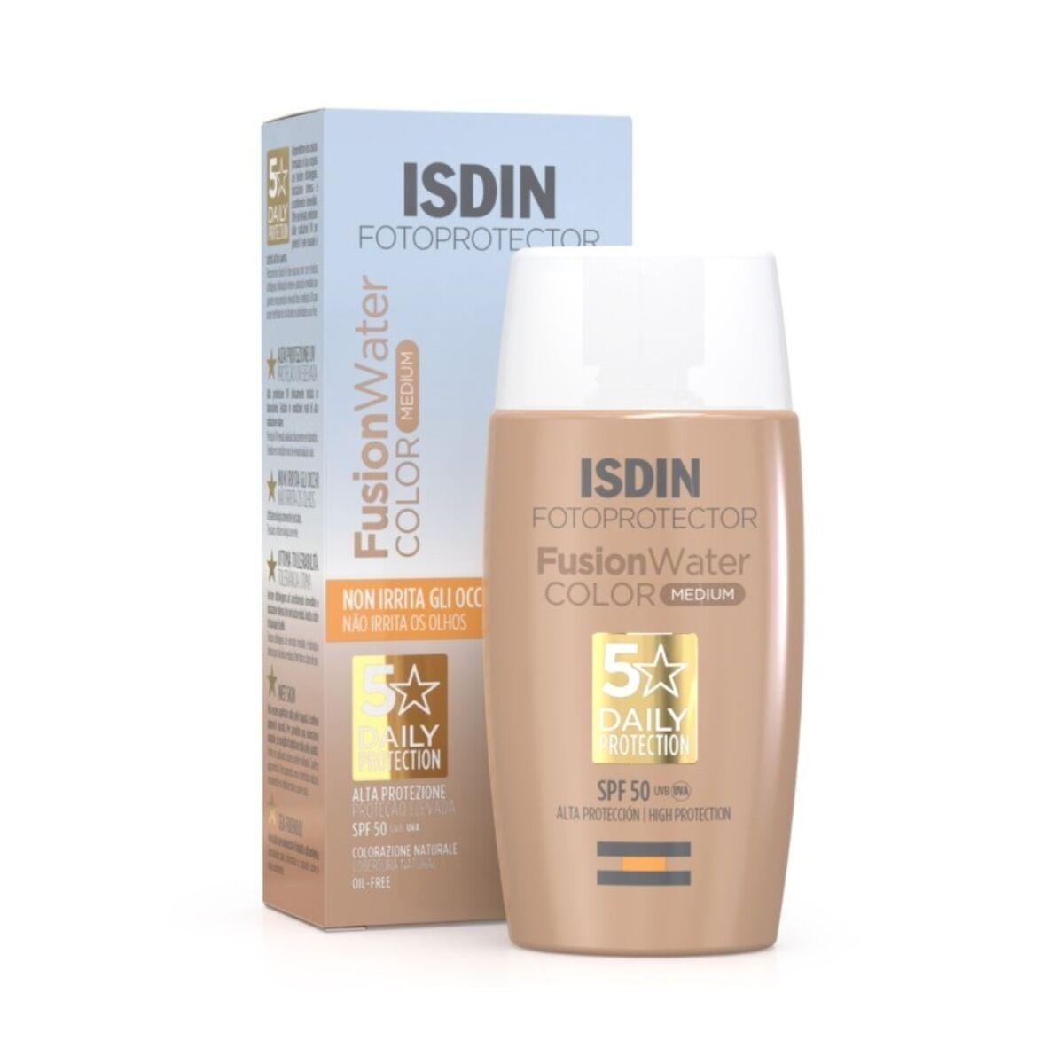 Sunscreen with color Isdin Medium Spf 50 50 ml