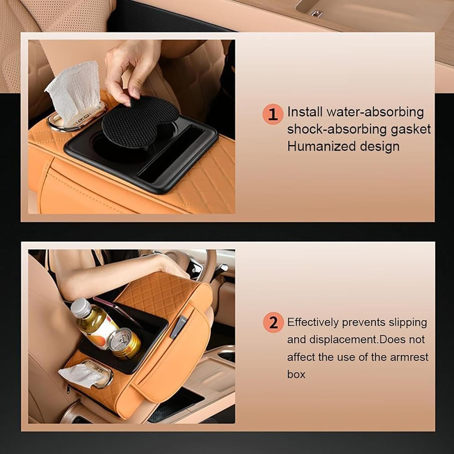Car Armrest Cushion for Hyundai Santa Fe 2024 2025, Leather Arm Rest Cover Center Console Armrest Pillow Armrest Storage Box Pad Multifunctional normal
Car Armrest Cushion for Hyundai Santa Fe 2024 2025, Leather Arm Rest Cover Center Console Armrest Pillow Armrest Storage Box Pad Multifunctional normal