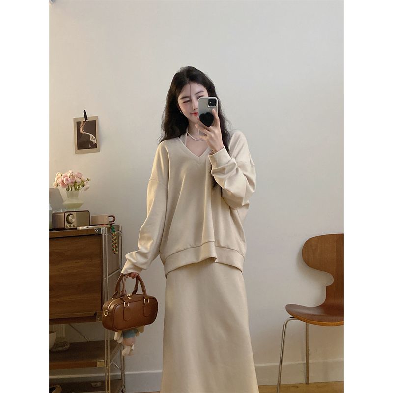 Export Amazon Loose Dress Oversize Women s Clothing Apricot color L
Export Amazon Loose Dress Oversize Women s Clothing Apricot color L