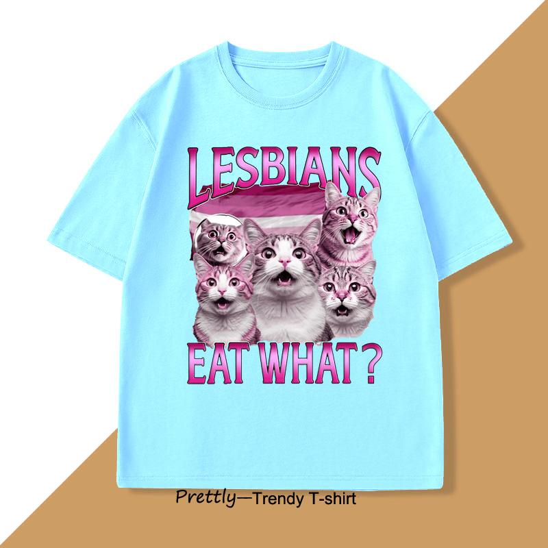 Забавная ироничная футболка-мем с принтом кошки, лесбиянки едят что, графическая футболка, юмористическая футболка, хлопок, короткий рукав, мужская дизайнерская одежда, топ 4XL
Забавная ироничная футболка-мем с принтом кошки, лесбиянки едят что, графическая футболка, юмористическая футболка, хлопок, короткий рукав, мужская дизайнерская одежда, топ 4XL