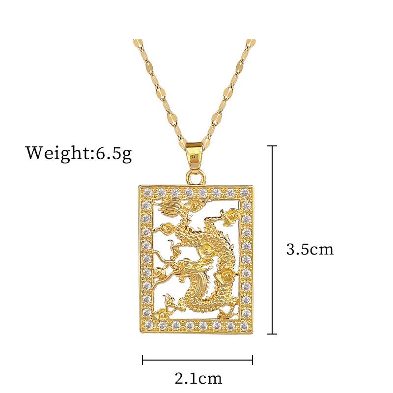 Titanium Steel Picture Frame Jinlong Light Luxury Temperament Gorgeous Full Diamond Necklace Women S Versatile Collarbone Chain Titanium Steel Chain
Titanium Steel Picture Frame Jinlong Light Luxury Temperament Gorgeous Full Diamond Necklace Women S Versatile Collarbone Chain Titanium Steel Chain