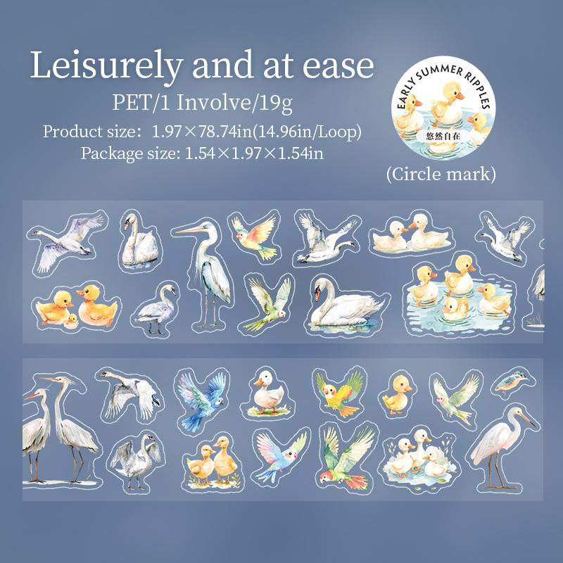 200cm/Roll Summer Lotus Pond PET Tape Cute Literary INS Style Journal Handbook Tapes Creative DIY Scrapbook Collage Stationery 50mmx200cm
200cm/Roll Summer Lotus Pond PET Tape Cute Literary INS Style Journal Handbook Tapes Creative DIY Scrapbook Collage Stationery 50mmx200cm