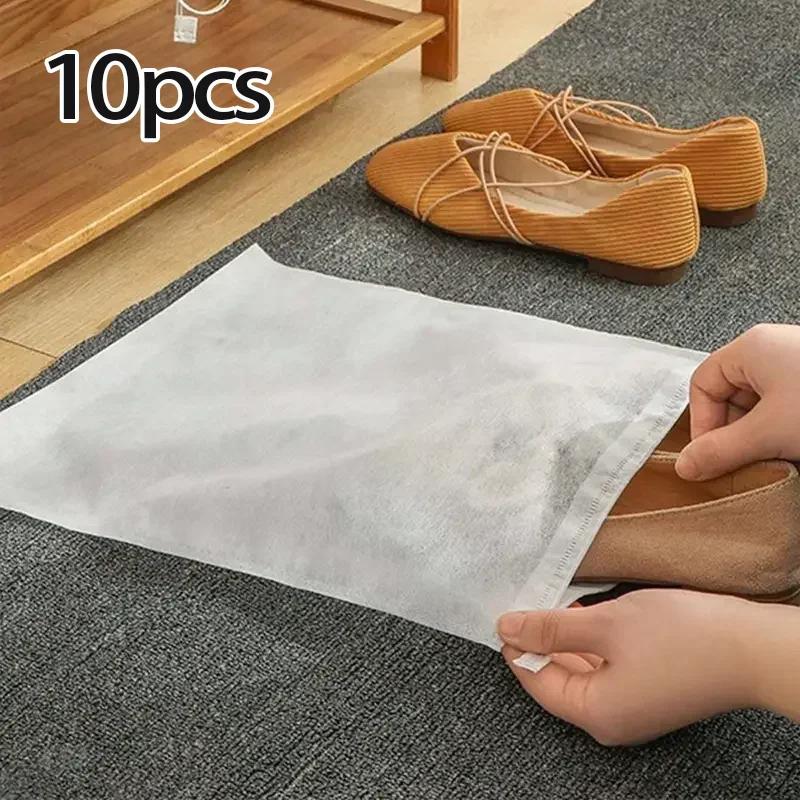 10pcs-Set Shoe Dust Covers Non-Woven Dustproof Drawstring Clear Storage Bag Travel Pouch Shoe Bags Drying Shoes Protect
10pcs-Set Shoe Dust Covers Non-Woven Dustproof Drawstring Clear Storage Bag Travel Pouch Shoe Bags Drying Shoes Protect