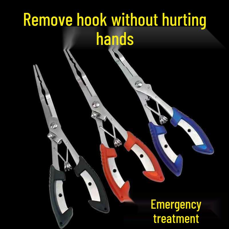 Multi-functional Fishing Pliers with Extended Straight Jaws for Hook Removal Amateur: Standard Small Clip 4CM
Multi-functional Fishing Pliers with Extended Straight Jaws for Hook Removal Amateur: Standard Small Clip 4CM