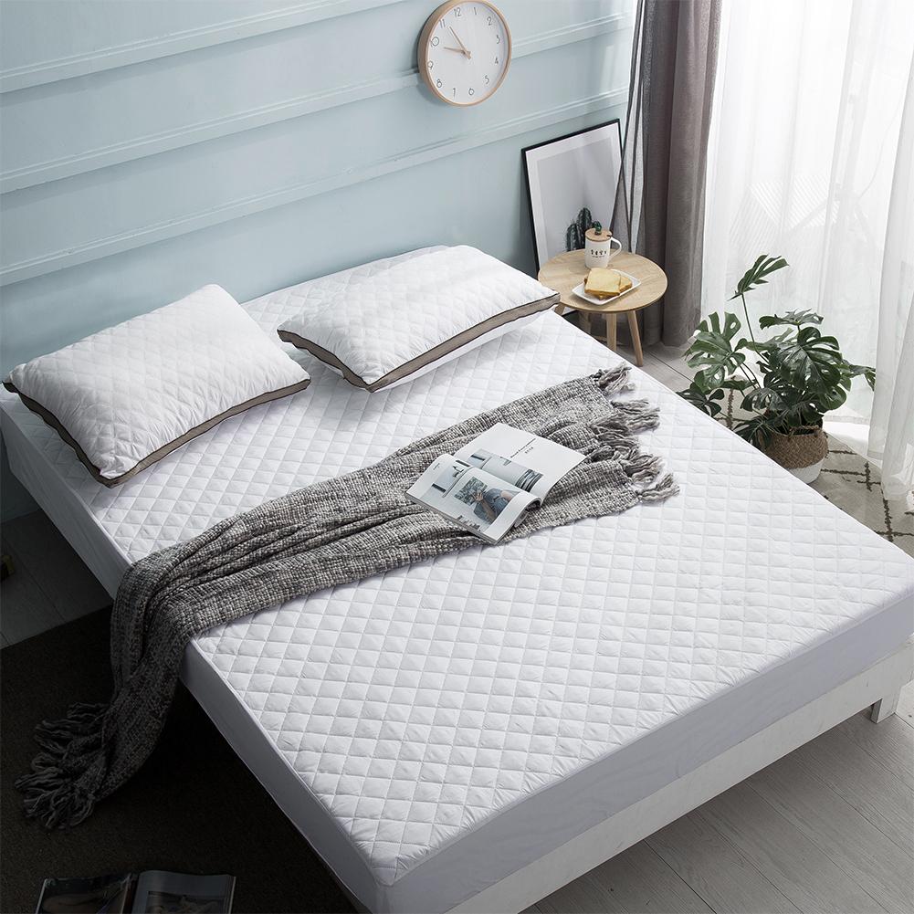 Thickened Sanding Solid Color Mattress Cover with Elastic Band for Hotel Home Bed white2
Thickened Sanding Solid Color Mattress Cover with Elastic Band for Hotel Home Bed white2
