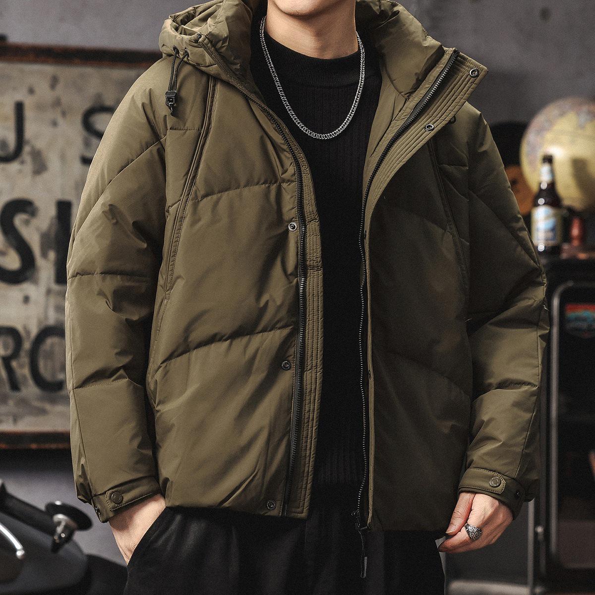 Men s Retro Trendy Hooded Down Jacket - High-End Winter Fashion Puffer Outerwear 4XL хакі
Men s Retro Trendy Hooded Down Jacket - High-End Winter Fashion Puffer Outerwear 4XL хакі