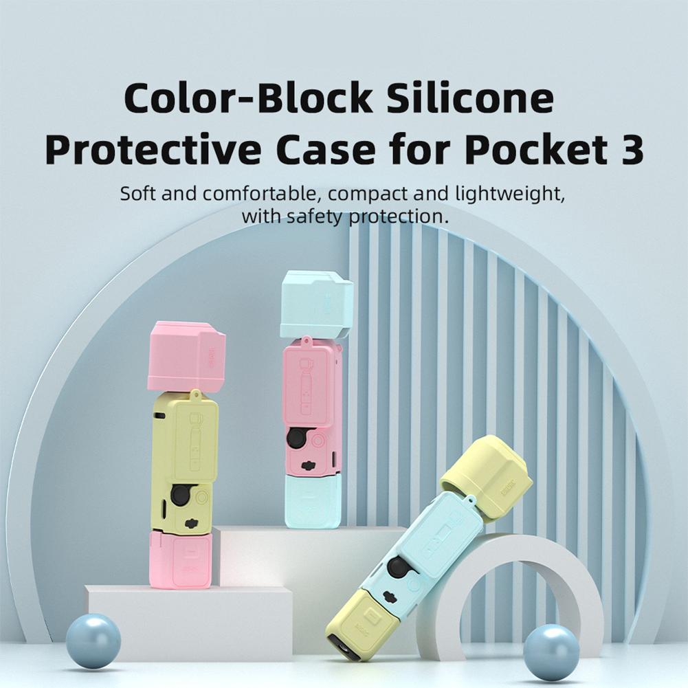 Silicone Protective Cover for DJI Osmo Pocket 3 Handle Soft Sleeve Skin Lens Cap Anti-Scratch Portable Protector Housing Shell
Silicone Protective Cover for DJI Osmo Pocket 3 Handle Soft Sleeve Skin Lens Cap Anti-Scratch Portable Protector Housing Shell