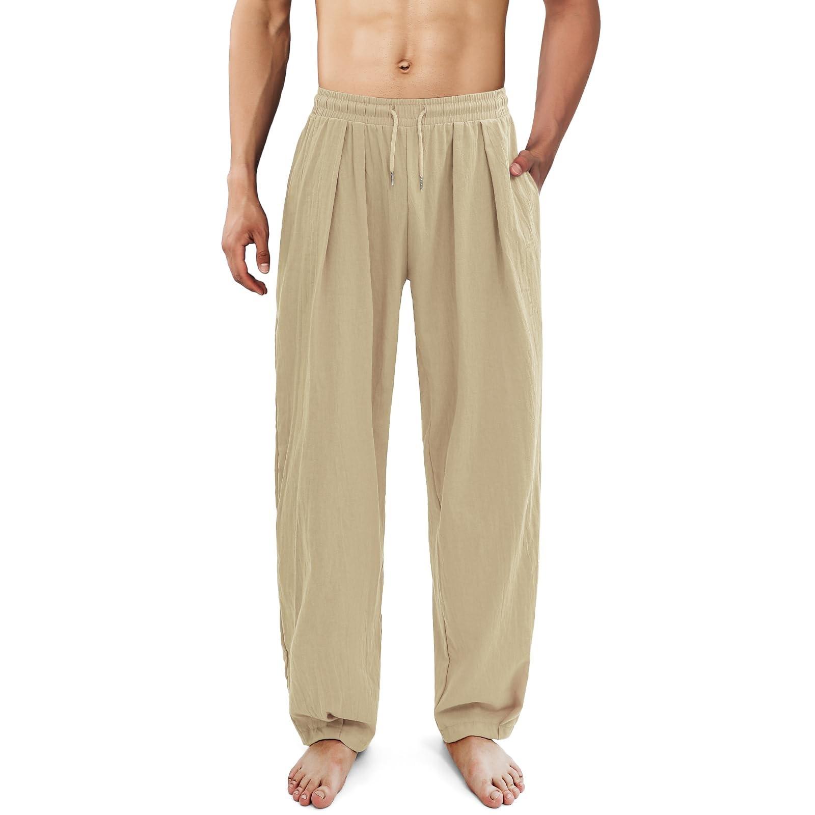 Мужские брюки из хлопка и конопли Four Seasons, тонкие, дышащие, с карманами, свободные, повседневные, широкие брюки, штаны для йоги M хаки
Мужские брюки из хлопка и конопли Four Seasons, тонкие, дышащие, с карманами, свободные, повседневные, широкие брюки, штаны для йоги M хаки