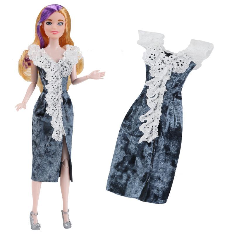 Fashion 1/6 Doll Clothes 30Cm 11 Inch Doll Dress Up Velvet Lace Dress Skirt Clothes Doll Clothing Accessories Play House Toys doll not included
Fashion 1/6 Doll Clothes 30Cm 11 Inch Doll Dress Up Velvet Lace Dress Skirt Clothes Doll Clothing Accessories Play House Toys doll not included