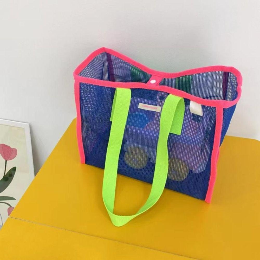 Grid Beach Bag Contrast Color Diaper Bags Large Capacity Storage Toy Basket Summer жовтий
Grid Beach Bag Contrast Color Diaper Bags Large Capacity Storage Toy Basket Summer жовтий