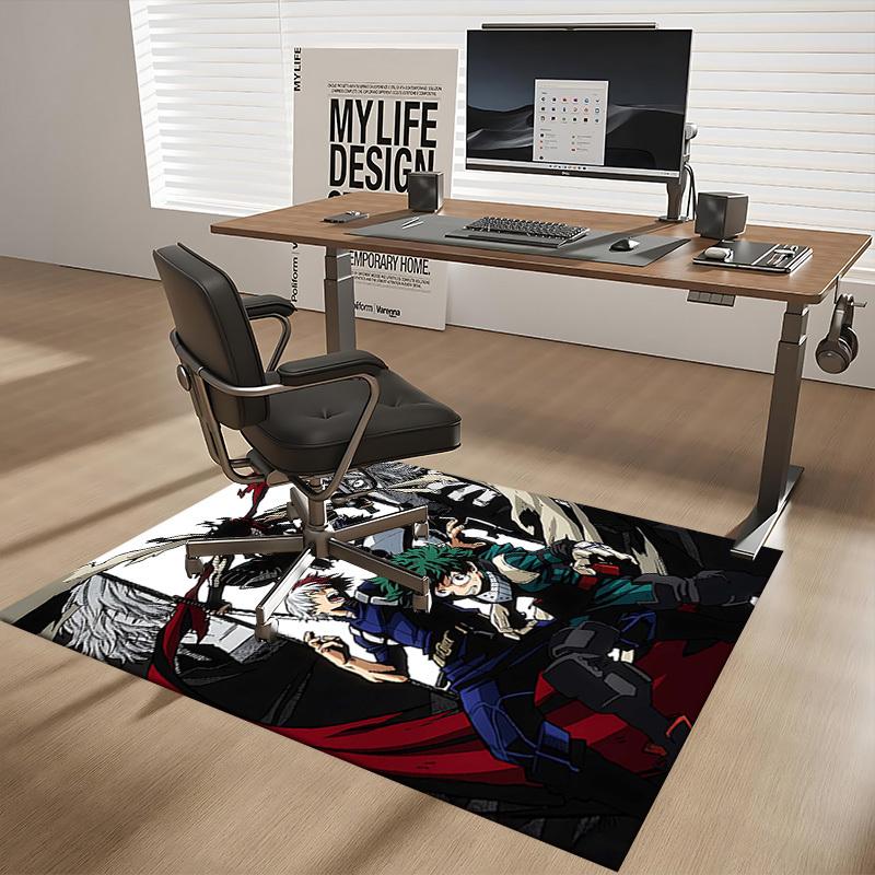 1pc My Hero Academia Chair Mat - Anime Cartoon Design Office Rug, Anti-Slip Carpet for Desk, Suitable for Home Decor, Living Room, Bedroom, Game Room, 60cm by 90cm
1pc My Hero Academia Chair Mat - Anime Cartoon Design Office Rug, Anti-Slip Carpet for Desk, Suitable for Home Decor, Living Room, Bedroom, Game Room, 60cm by 90cm