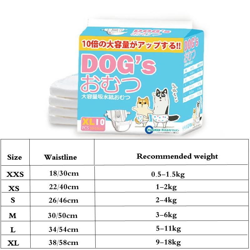 10Pcs Disposable Pet Diapers for Teddy Female Leakproof Nappies Super Absorption Dog Diapers Pet Menstrual Physiological Pants XXS (0.5-2kg)
10Pcs Disposable Pet Diapers for Teddy Female Leakproof Nappies Super Absorption Dog Diapers Pet Menstrual Physiological Pants XXS (0.5-2kg)